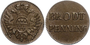 Cologne City Bread penny, o. J. (1739-1762), ... 