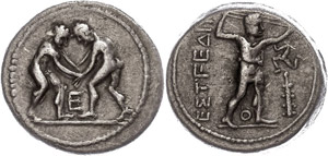  Aspendus, stater (9, 95g), approximate 300 ... 