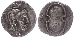  Tarus, obol (0, 69g), 333-323 BC, Balakros. ... 