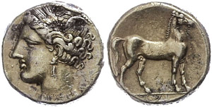  Carthage, electron stater (7, 49g), 310-270 ... 