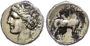  Carthage, electron stater (7, 53g), 310-270 ... 