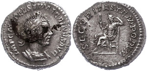 Coins Roman Imperial period Macrinus, ... 