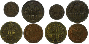 Coins German Colonies German East Africa, 1 ... 