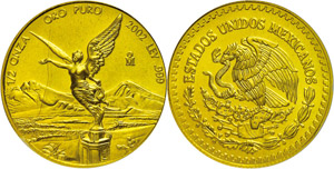 Mexiko 1/2 Unze, Gold, 2002, in NGC ... 