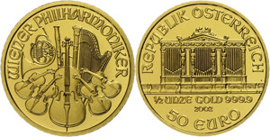 Austria 2002, 50 Euro, Vienna Philharmonic, ... 