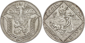 Czech Republic Silver punt of the 4 ducat of ... 