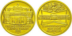 Czech Republic 2000 coronas, Gold, 2005, ... 