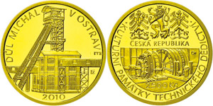 Czech Republic 2500 coronas, Gold, 2010, ... 