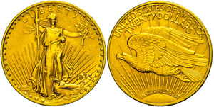 Coins USA 20 dollars, Gold, 1913, freedom ... 