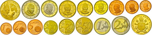 Vatikanstaat Kursmünzensatz zu 1 Cent bis 2 ... 
