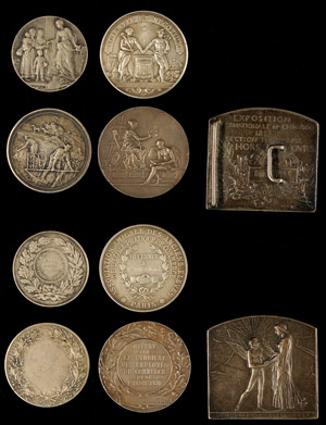 Medallions foreign before 1900 France, lot ... 