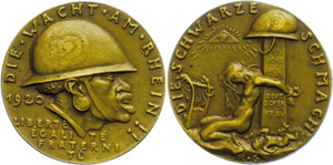 Medallions Germany after 1900 Cast bronze ... 