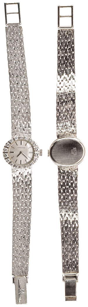 Gold and silver jewellery Longines womens ... 