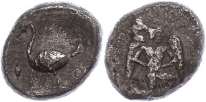  Mallos, silver stater (9, 86g), 425-385 BC ... 