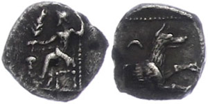 Kilikien Obol, (0,59g), ca. 4. Jhd. v. Chr. ... 