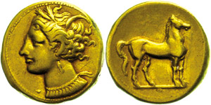  Carthage, electron stater (7, 33g), 310-270 ... 