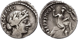 Coins Roman Republic C. Vibius C. f. C. to ... 