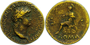 Coins Roman Imperial period Nero, 54-68, ... 