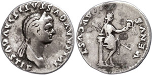 Coins Roman Imperial period Julia Titi, ... 