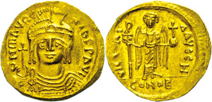 Münzen Byzanz Mauricius Tiberius, 582-602, ... 