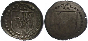 Mainz Archdiocese Penny, o. J. (1514-1545), ... 