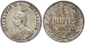 Münzen der deutschen Kolonien Ostafrika, ... 