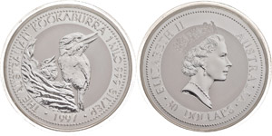Australia 30 dollars, 1997, 1 KG silver, ... 