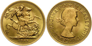 Great Britain Sovereign, Gold, 1965, ... 
