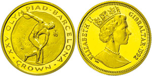 Great Britain Gibraltar, 1 / 10 Crown, Gold, ... 