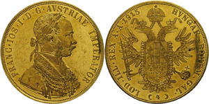 Austria 4 ducat, Gold, 1915, Francis Joseph ... 