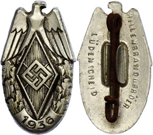 Abzeichen 1871-1945, Hitler-Jugend (HJ), ... 