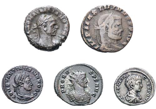 Kleine Partie antiker Münzen aus ... 