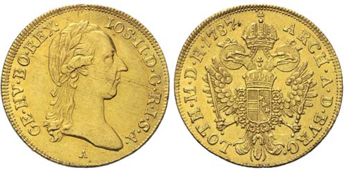Österreich 1 Dukat 1787 A Gold - ... 