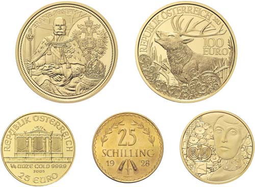Sammlung von 37 Goldmünzen ... 