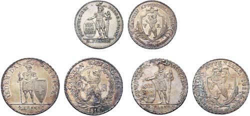 Komplette Sammlung von 11 Münzen ... 
