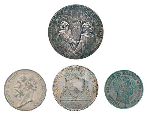 Kleine Sammlung Schweizer Münzen. ... 