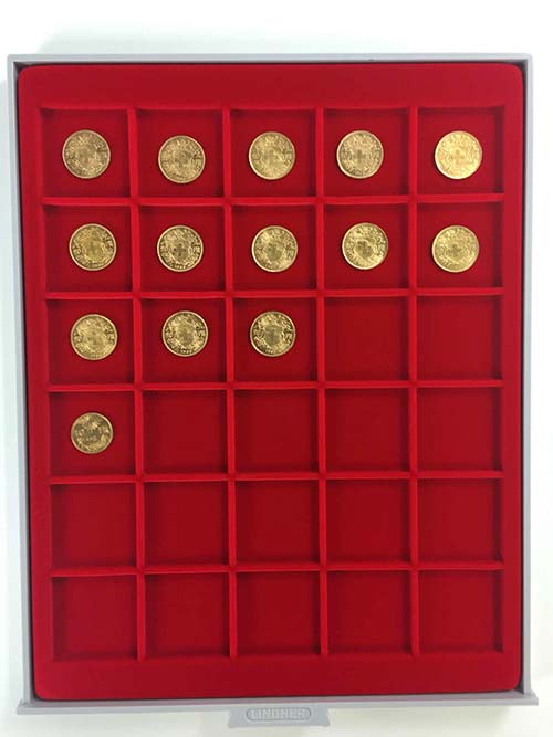 14 Goldmünzen Schweiz. Dabei 1 x ... 