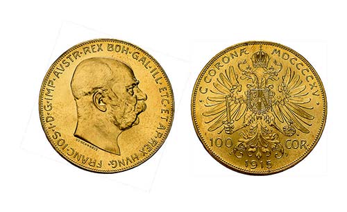 100 Kronen Österreich von 1915 in ... 