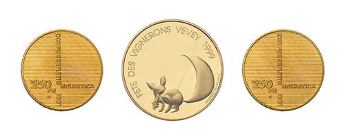 3 Goldmünzen Schweiz. 100 Franken ... 