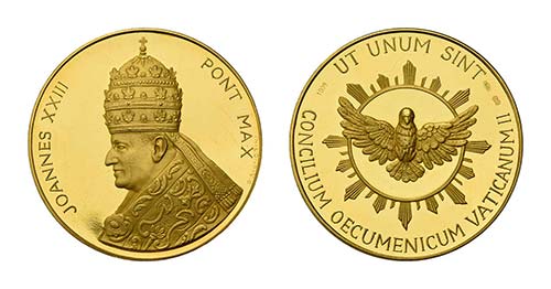 2 Goldmedaillen Vatikan, o. J., ... 