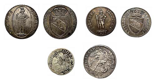 Kleine Partie Münzen Schweiz. ... 