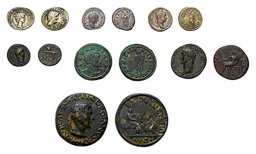 101 antike Münzen der römischen ... 