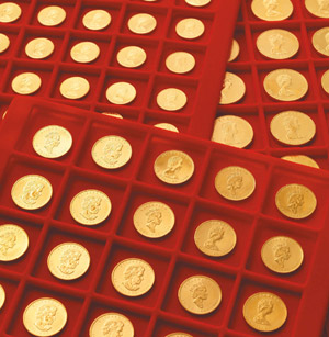 Maple Leaf: Bestand mit 116 Goldmünzen. ... 
