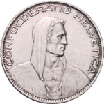 Schweiz. Eidgenossenschaft: 5 Franken 1928 ... 