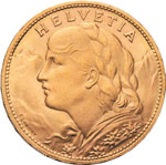 100 Franken 1925. Erhaltung ... 