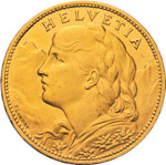 100 Franken 1925, vorzüglich erhalten. ... 