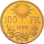 100 Franken 1925, vorzüglich ... 