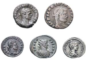Kleine Partie antiker Münzen aus der ... 