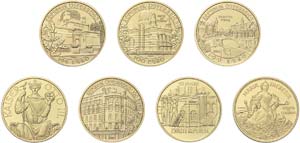Eine Partie mit 34 Goldmünzen Österreich ... 