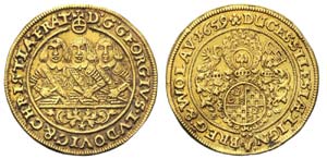 Schlesien-Liegnitz-Brieg 1 Dukat 1659 Gold - ... 